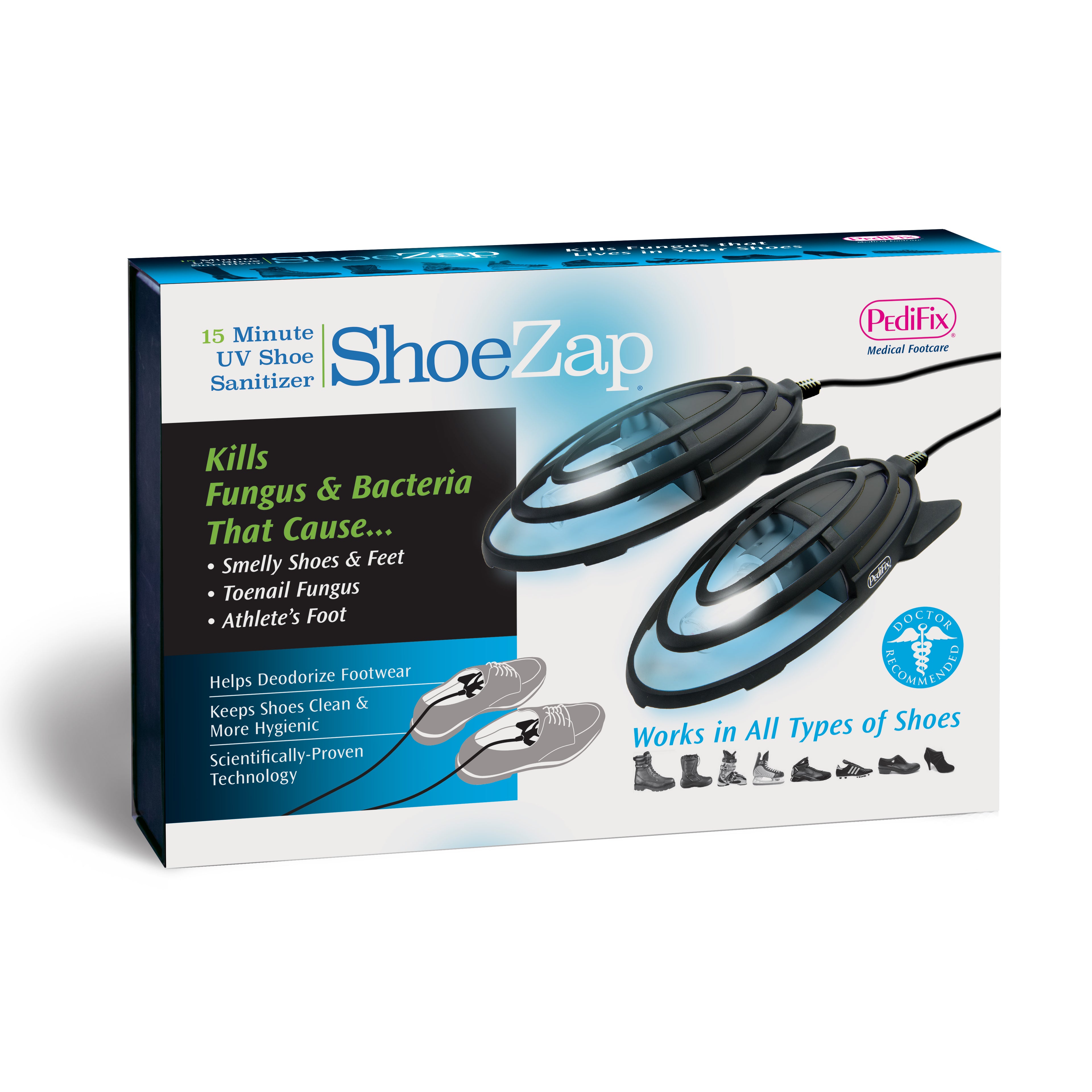 ShoeZap® 15 Minute UV Shoe Sanitizer